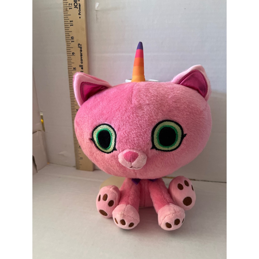Abrams Books Itty-Bitty‎ Kitty-Corn Plush Pink Cat Unicorn Shannon Hale 2021 8in
